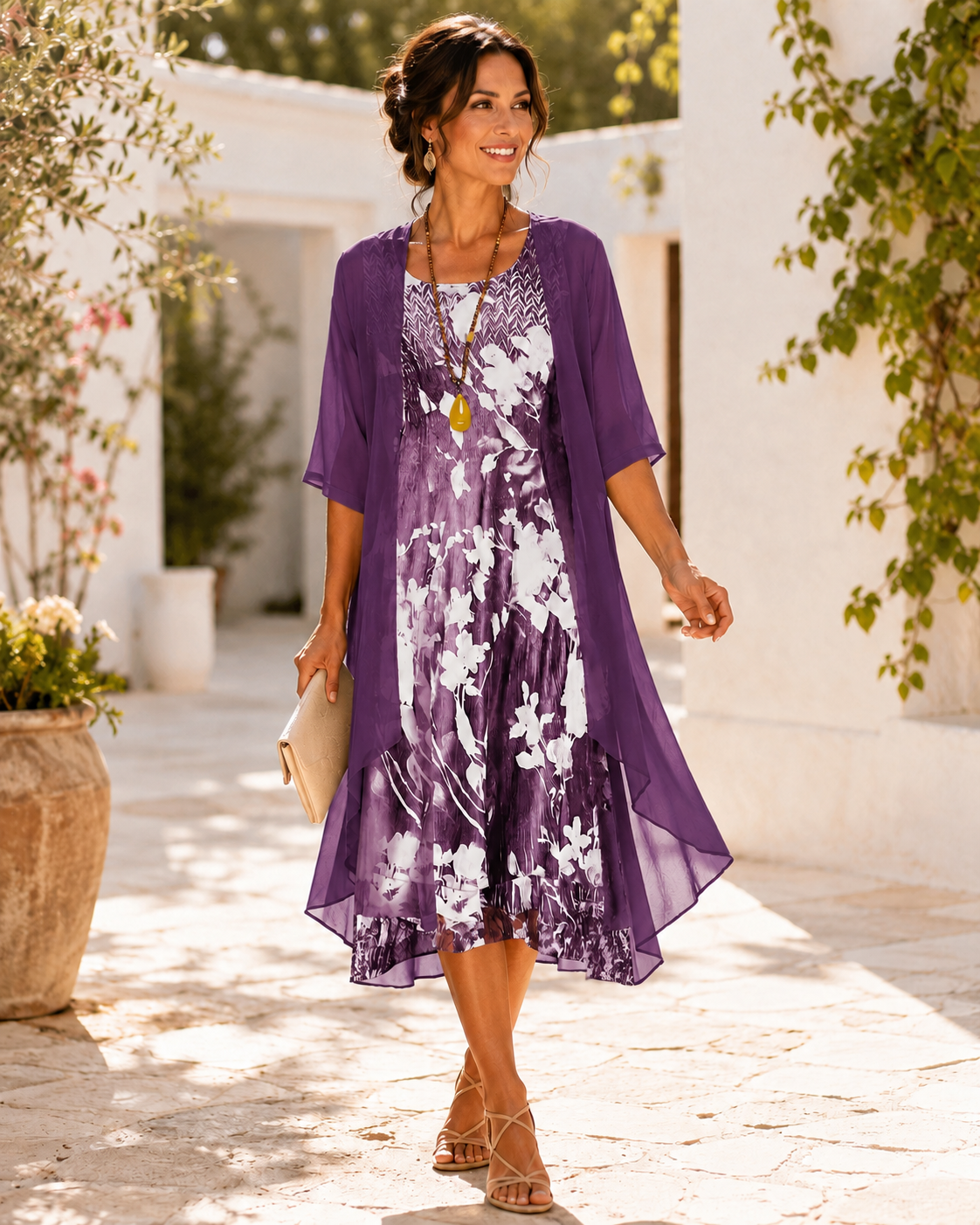 Olivia | Robe à Deux Couches Légère pour Femmes