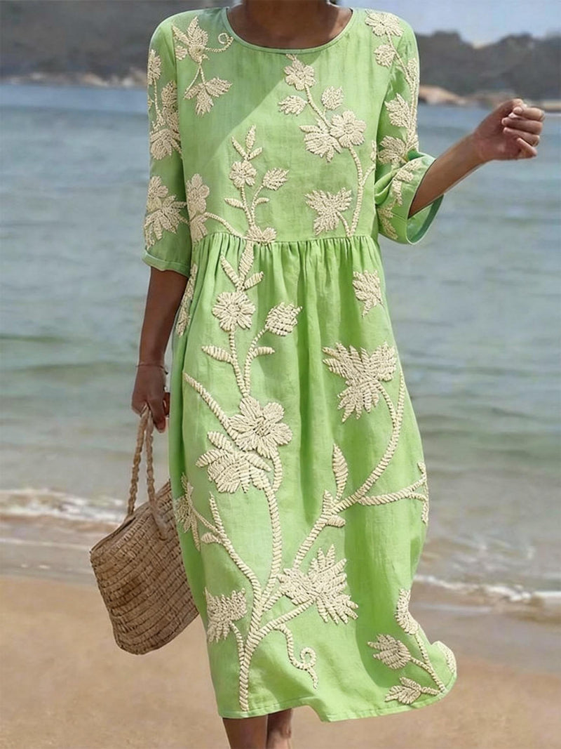 Haydée – Robe décontractée à motifs