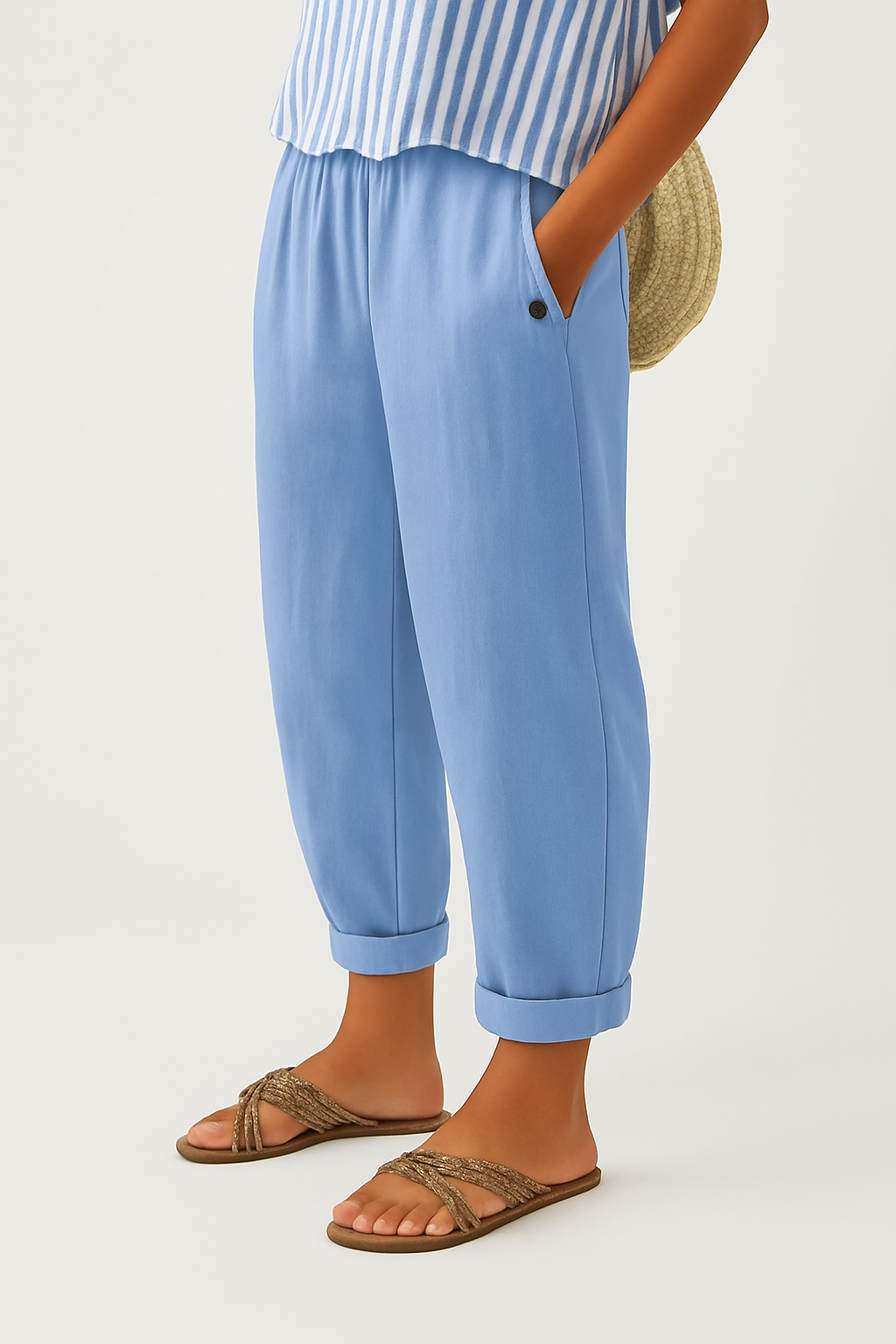 Romina | Pantalons en Lin Éternel