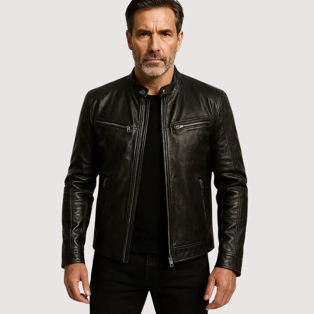 Marc™ | Veste en Cuir au Caractère Unique