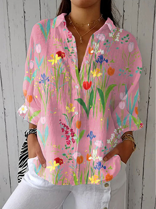 Fiona | Blouse Printemps