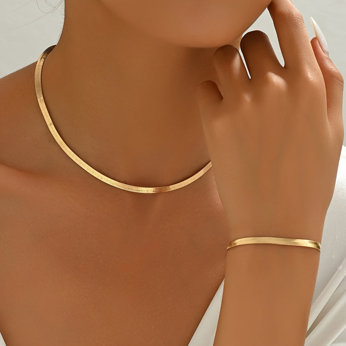 Hélène™ – Parure minimaliste élégante intemporelle