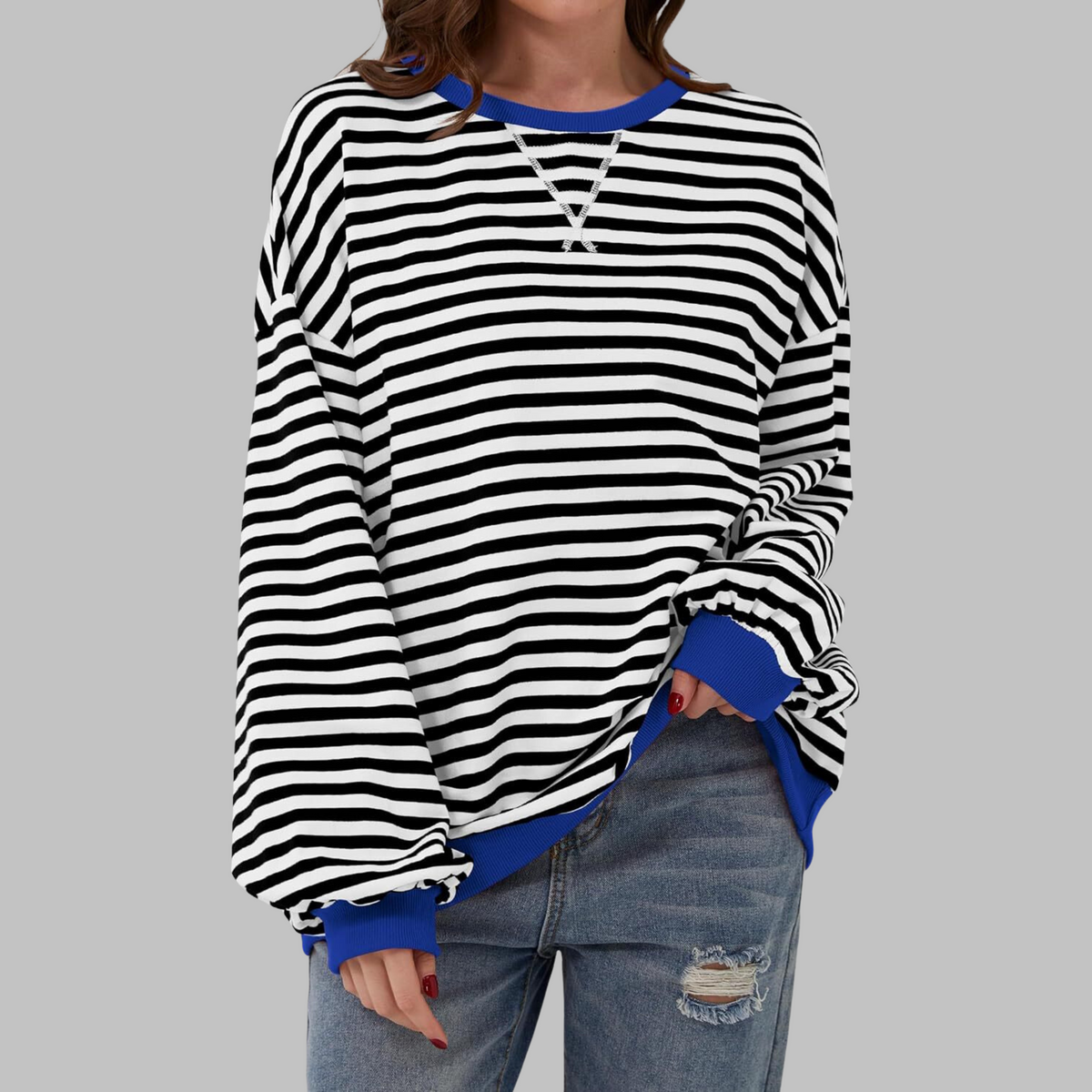 Holly | Pull Rayé