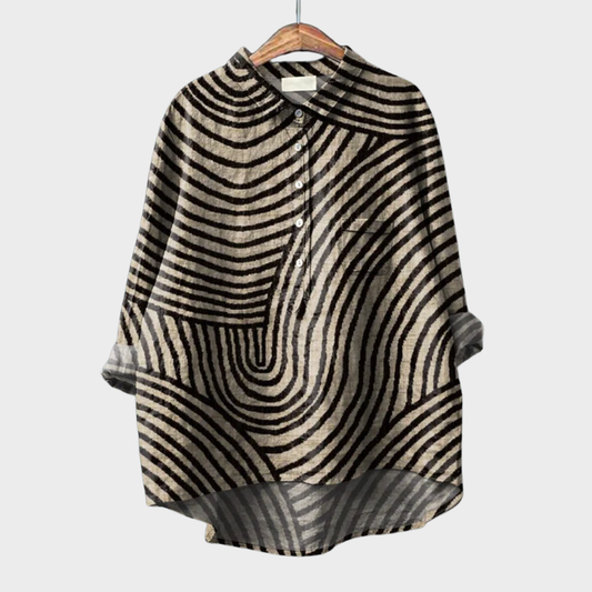 Melina | Blouse d'été élégante en lin