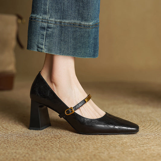 Caroline – Escarpins en Cuir