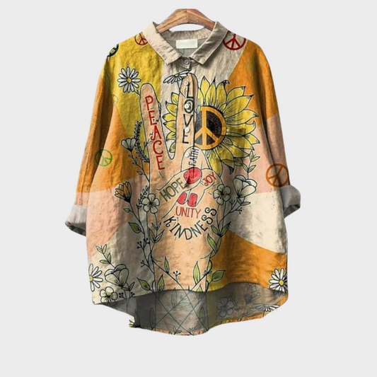 Coline | Blouse d'été élégante en lin