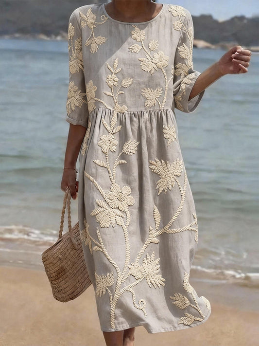 Amélie – Robe décontractée à imprimé floral