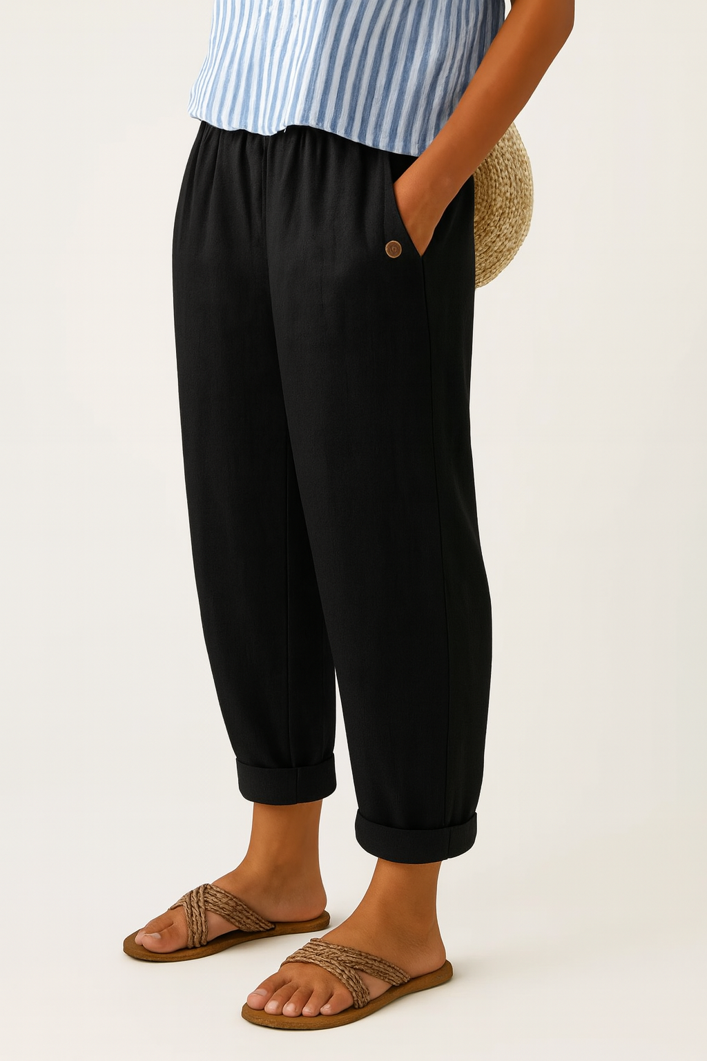 Romina | Pantalons en Lin Éternel