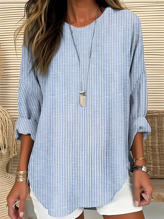 Rhea | Chemisier Rayé Tendance