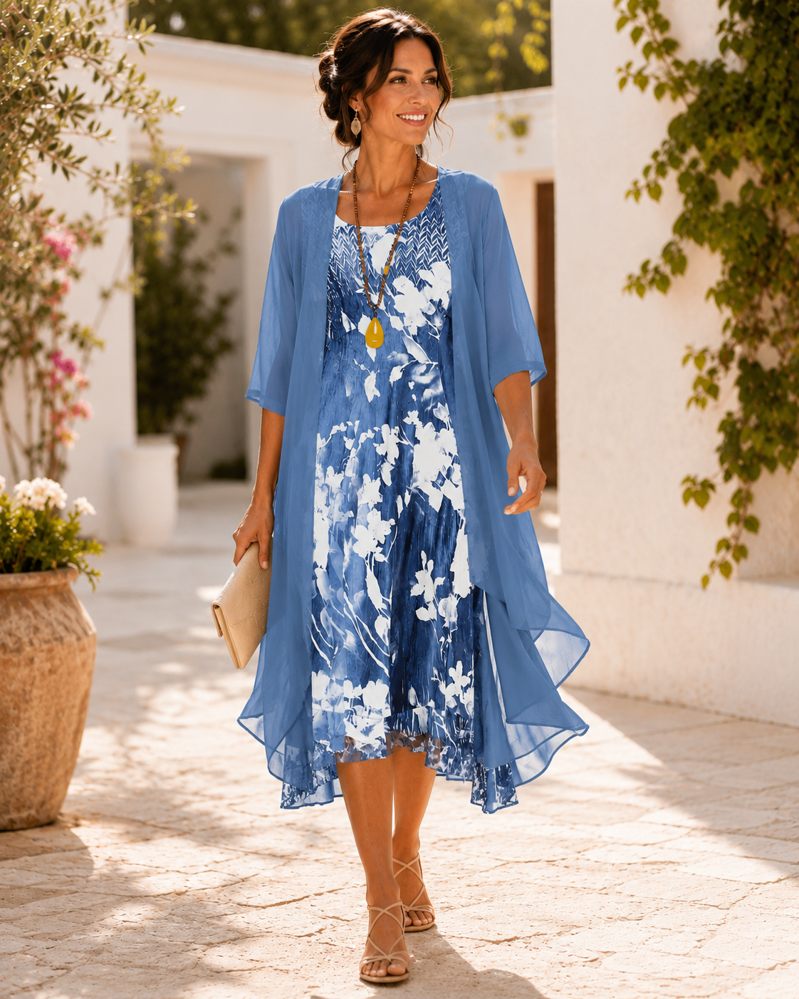 Olivia | Robe à Deux Couches Légère pour Femmes